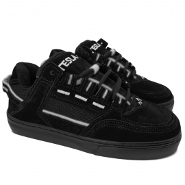 Tenis_TESLA_COIL _All_BLACK_REFLECT_Sukata_Skate_streetwear_moda_skatista_